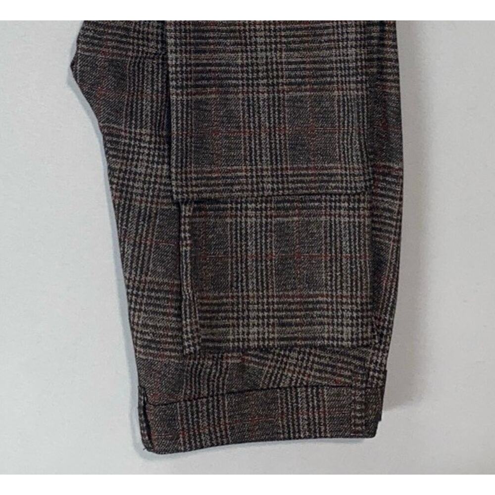 Liverpool Jeans Co Tapered Ankle Flannel Feel Pants, Trousers. Plaid, Women's 12 - Picture 3 of 9